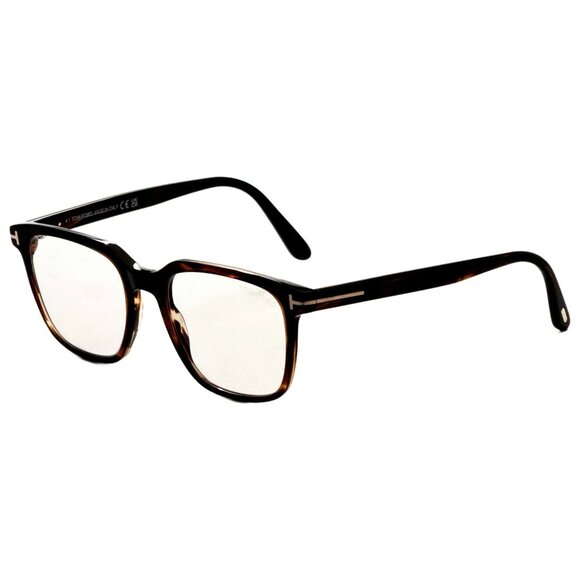 NEW TOM FORD FT5818-B/S 050 EYEGLASSES TF5818-B 050 HAVANA MEN SQUARE EYEWEAR - Picture 2 of 3